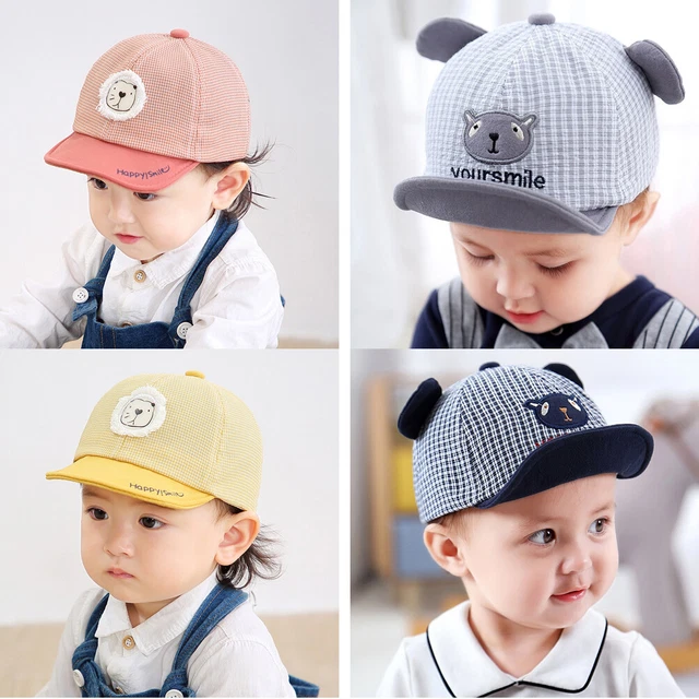 Cappelli da baseball carini bambini bambina primavera estate tesa morbida snapback visiera solare