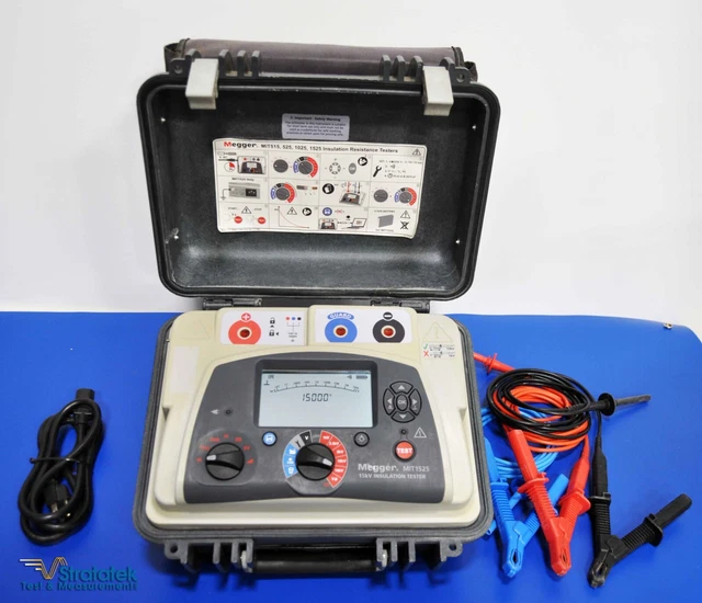 Megger MIT1525 15kV Insulation Resistance Tester PI DAR Traceable Calibration