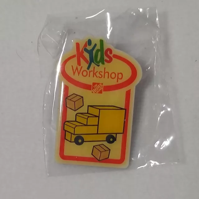 Home Depot Kids Workshop Toy Moving Box Truck Collectable Lapel Pin