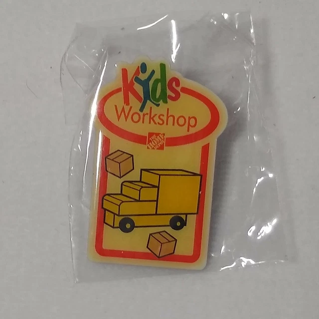 HOME DEPOT KIDS Toy Moving Box Truck Collectable Lapel Pin 4.