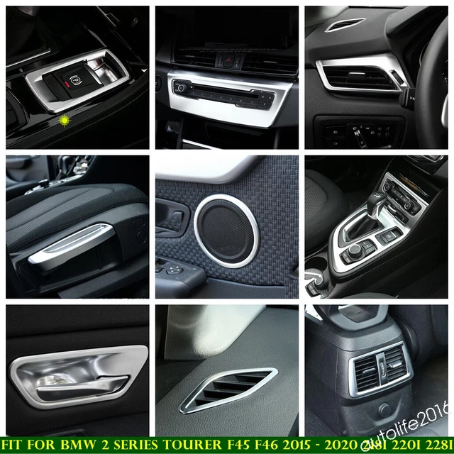 Matte Accessories Door Audio Speaker Trim For BMW 2 Series Tourer 2015-2020 218i