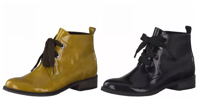 Marco Tozzi Bottines Femme Chelsea Boots Bottes Chukka Chaussures à Lacets