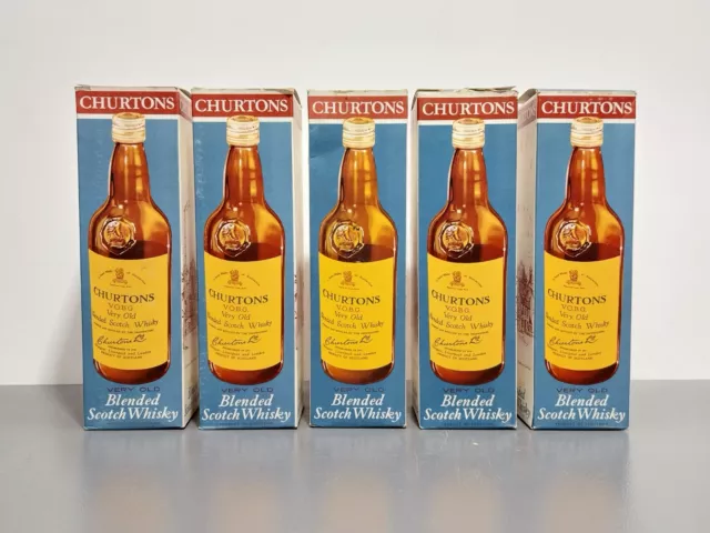 1x Whisky Churtons V.O.B.G Anni 60 bott.. 0.75 cl