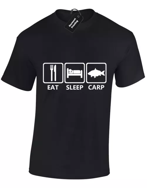 Maglietta Eat Sleep Carp Bambini Bambini Top Pesca Pesca Pesca Pescatore Idea Regalo