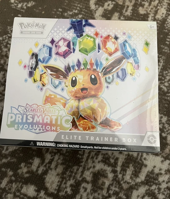 Pokemon TCG Scarlet & Violet: Prismatic Evolutions Elite Trainer Box (ETB) - Factory Sealed 2025