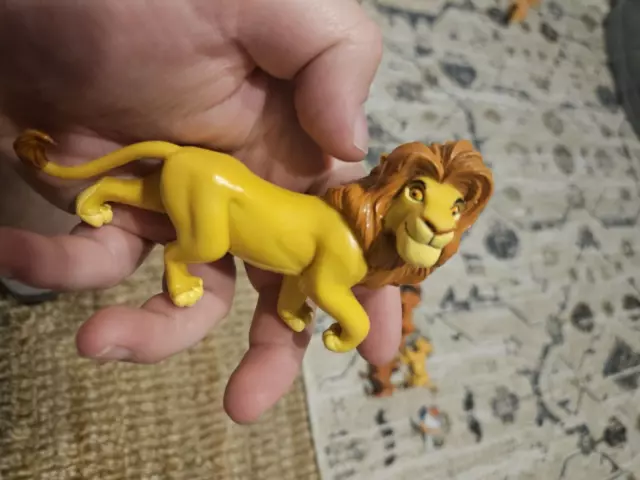 Vintage Disney Lion King SIMBA PVC Figure Toy Adult - 1994 Applause