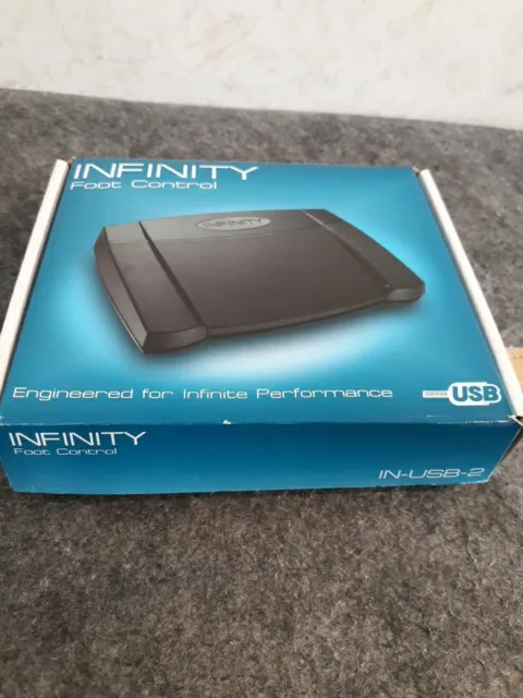 Infinity IN-USB-2 USB Digital Foot Control Pedal Transcription Dictation