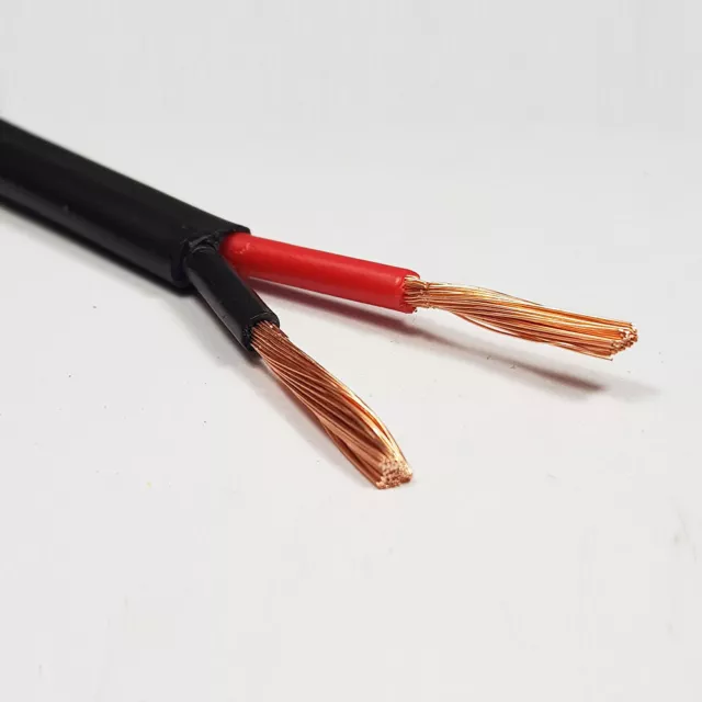 4.5Mm² Twin Core Cable Automotive 12V 24V 42 Amps 2 Thinwall Red/Black Auto Wire