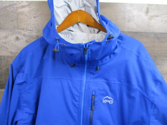Cabelas XPG Jacket Mens 2XLT Tall Blue 4Most Dry Plus Softshell Rain Performance