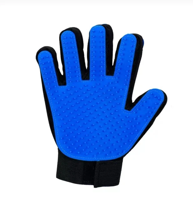 Pet Grooming Brush/Massage Gloves, Short Hair Dog & Cat (Right Hand)  (Large)