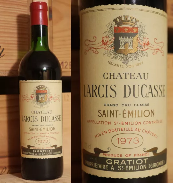 1973er Chateau Larcis Ducasse - Saint Emilion Grand Cru Classe !!!!!!