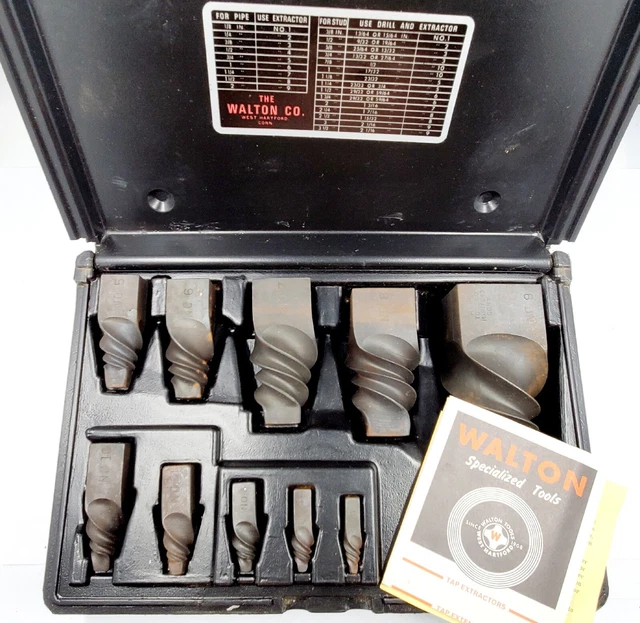 10 Piece Set Walton Tap Extractors