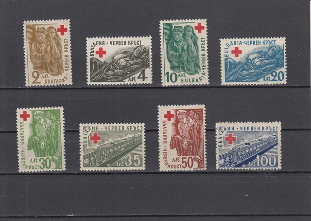 Bulgarien 1947 J. postfrisch Satz MiNr. 582-589 MNH(**)