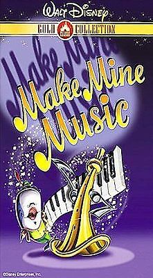 Make Mine Music Walt Disney Gold Collection Classic New Sealed VHS 19865