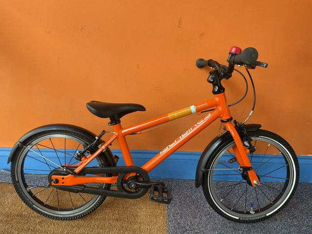 ISLABIKES CNOC 16 In Orange Kids Bike With Mudguards And A Bell 285.00 PicClick UK