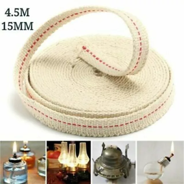 Long Lasting Cotton Oil Lamp Wickle 4 5M Provides Gorgeous Porch Lighting