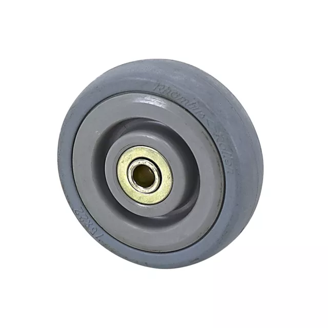 75mm x 22mm Rhombus Wheel w/Ball Bearing 1-4500