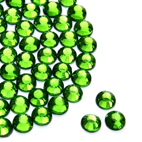 Diamante Me Peridot grün Hotfix/Aufbügeln/Kleben auf Strass in Größe 2,3,4,5,6 mm
