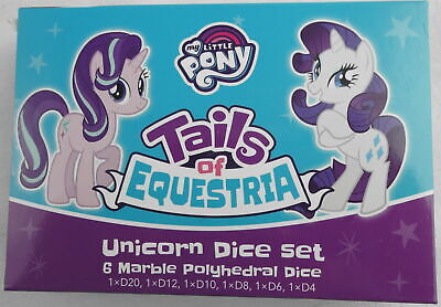 My Little Pony Tails of Equestria RPG: Unicorn Glitter Dice Set ALC440306 w/Adv