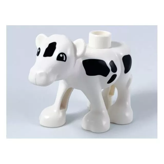 LEGO Animal Duplo Blanc Bébé Vache Veau 10952