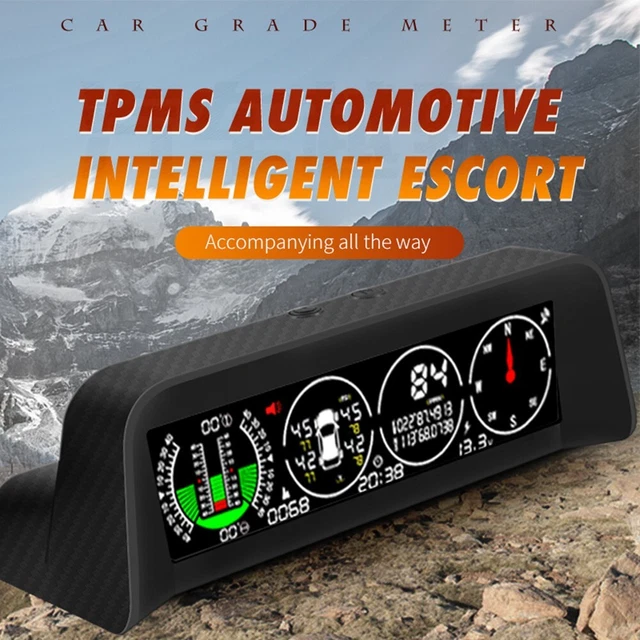 Pente Mètre Qualité TPMS Hud Durable Neuf Smart 70 59 59 MM Dc 10V ~30V