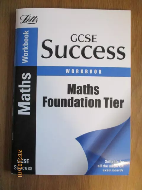 Letts GCSE Success Workbook Maths Foundation Tier, As New