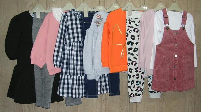 NEXT RIVER ISLAND ecc Pacchetto Abito Jeans Jumpers Età 3-4 104 cm Immacolati