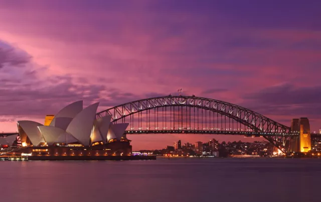 A0 canvas - Australia photo landscape art print - Sydney Harbour Bridge