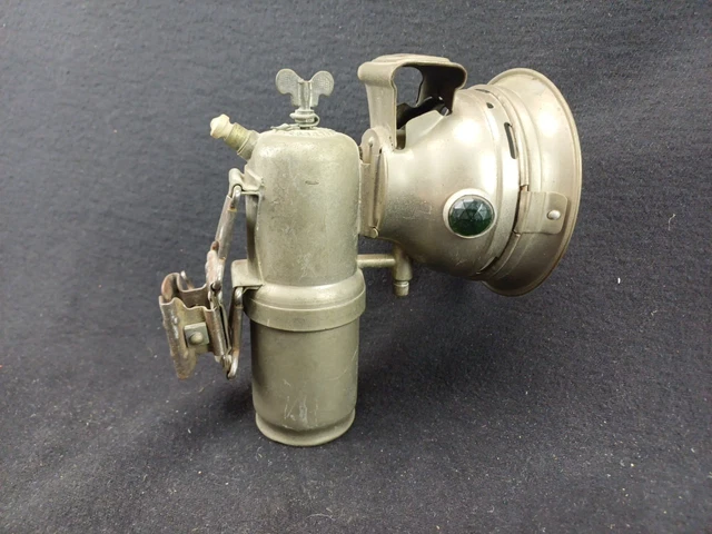 ANCIENNE LAMPE DE VELO A CARBURE ACETYLENE SORTIE DE GRENIER COLLECTION Velo Imgx300 7087