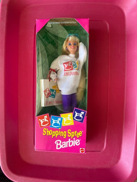 NEW 1994 SHOPPING Spree Barbie - F*A*O Schwarz Souvenir Edition