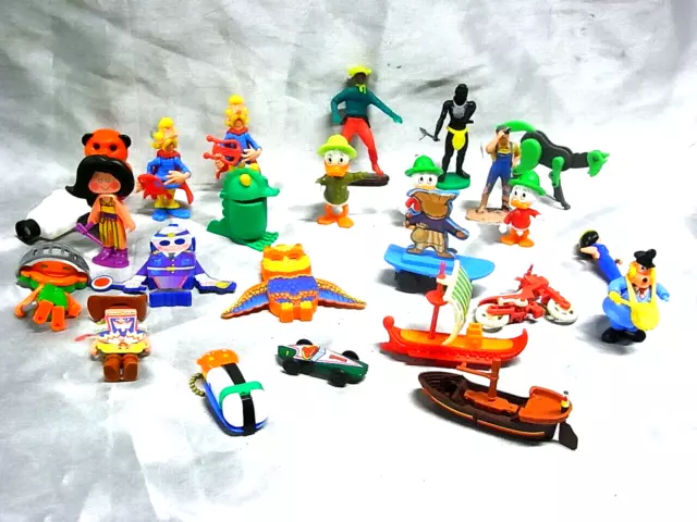 Kinder Lot Ancienne Figurine Animaux  Bateau Avion Miniature Jouet Toy