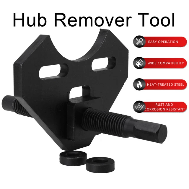 Wheel Hub Remover Tool 40100 – For Most 5, 6 & 8 Lug Car Hubs, 2-Year Warranty