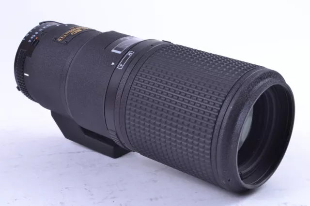 Nikon NIKKOR AF Micro 200mm f/4 D ED Telephoto Camera Lens #T05550
