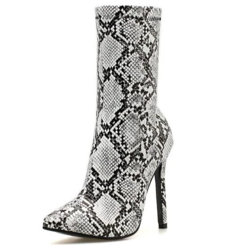 Sexy Serpents Boîte de Nuit Bottes Talons Hauts Femmes Fête Aiguille
