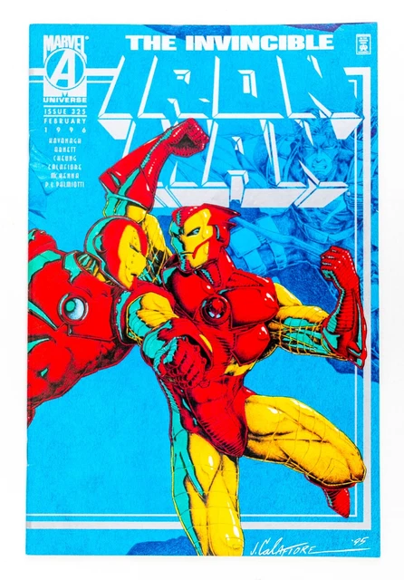 Invincible Iron Man #325 (1996 Marvel) Calafiore Painted Wraparound Cover! NM-