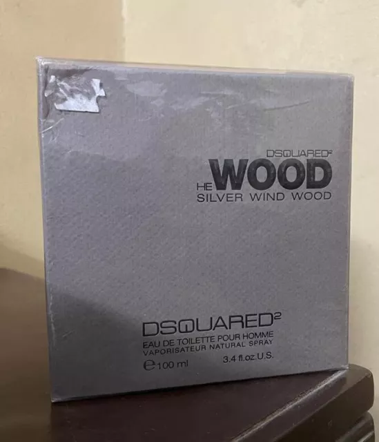 Dsquared2 He Wood Silver Wind Wood Mens EDT Spray 100ml For Him New Sealed Box