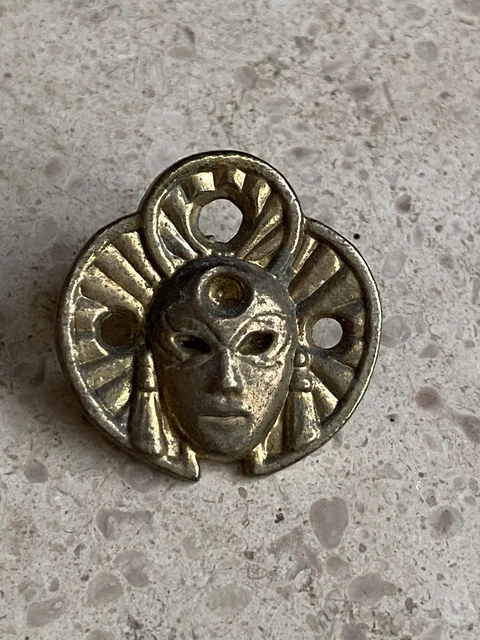 Pin's Rare Domaine De Molières – Masque De Théâtre, Comédien, Vintage France
