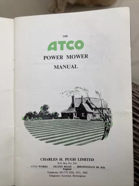 Atco windsor shop 14s manual