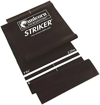 Unicorn Striker Dart Mat, Black/White Screen Print, One Size