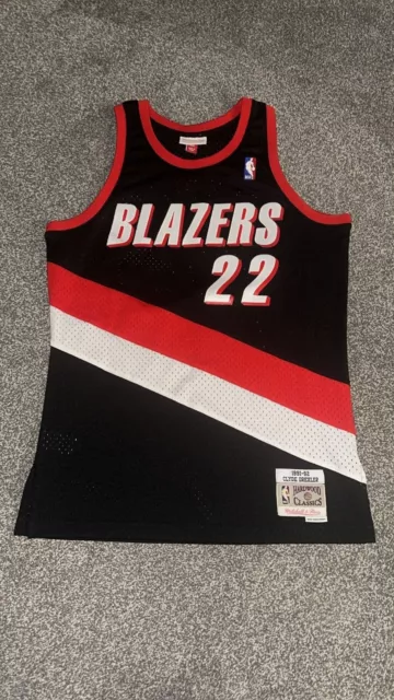 Portland Trail Blazers HWC Swingman Mitchell & Ness Jersey Medium Clyde Drexler