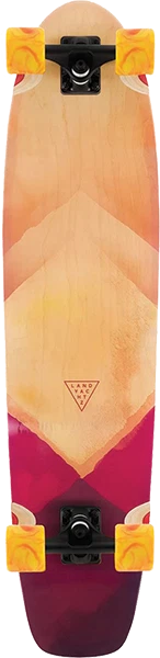 LANDYACHTZ RIPPER WATERCOLOR 130 SKATEBOARD COMPLETE-9x36.9