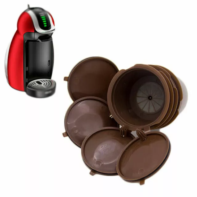 2/4Pcs Refillable Coffee Capsule Cup For Dolce Gusto Nescafe Reusable Filter Pod
