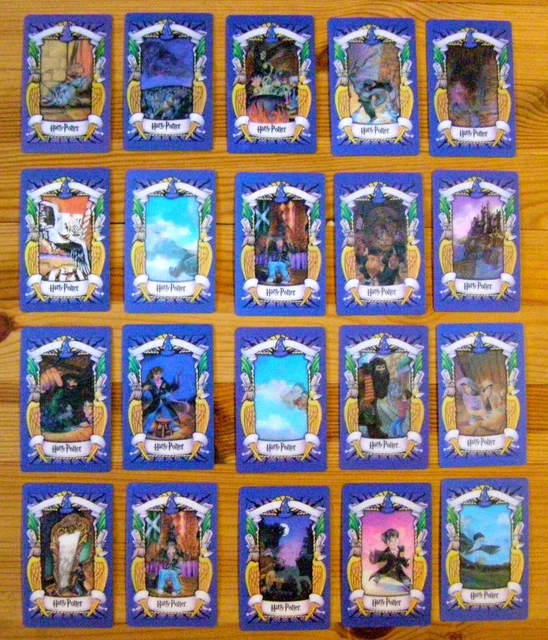HARRY POTTER CHOCOLATE frog cards 20 Card Set Includes New Beatrix ...