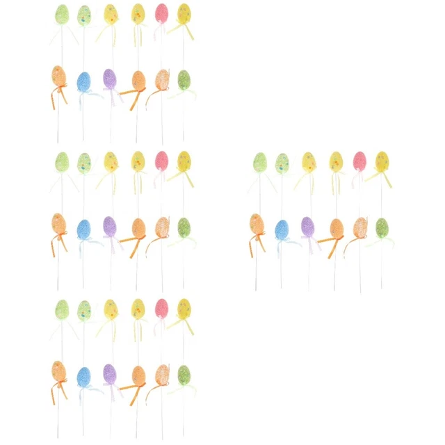 48 Palline Decorazione Torte - Cake Topper Schiuma Per Compleanno, Matrimonio - Foto 10