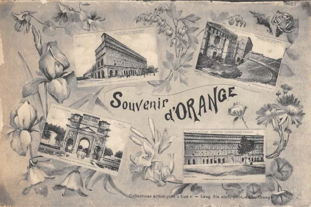 Cpa 84 Souvenir D'orange