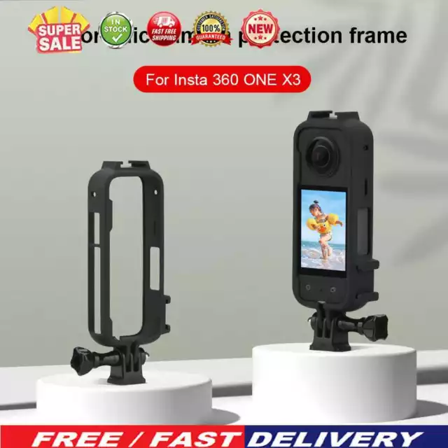 Frame Cage Shockproof Protective Housing Action Camera Frame for Insta360 ONE X3