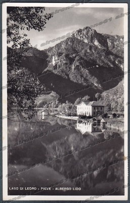 LA REGATA VELICA PIEVE DI LEDRO CARTOLINA  TRENTINO ALTO ADIGE LAGO DI LEDRO 