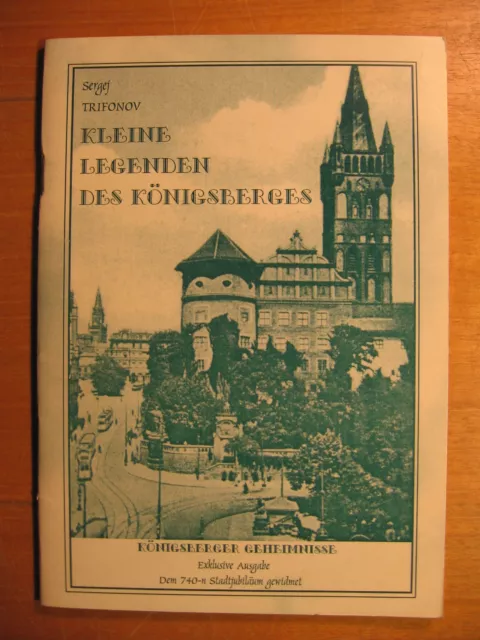 S.Trifonov Kleine Legenden des Königsberges Königsberg Geheimnisse