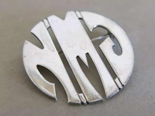 Sterling Silver Leonore Doskow Pin Brooch Monogram Initials 5.8g [2988]