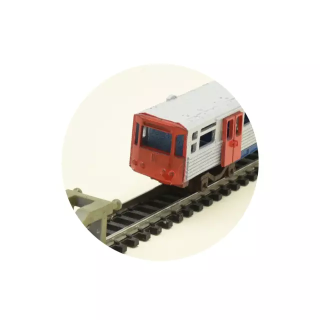 Ubahn DT3 Modell kompletter Zug lackiert, Spur N 2